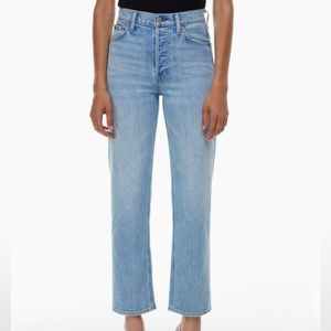 Denim Forum Arlo high rise straight 28L jeans